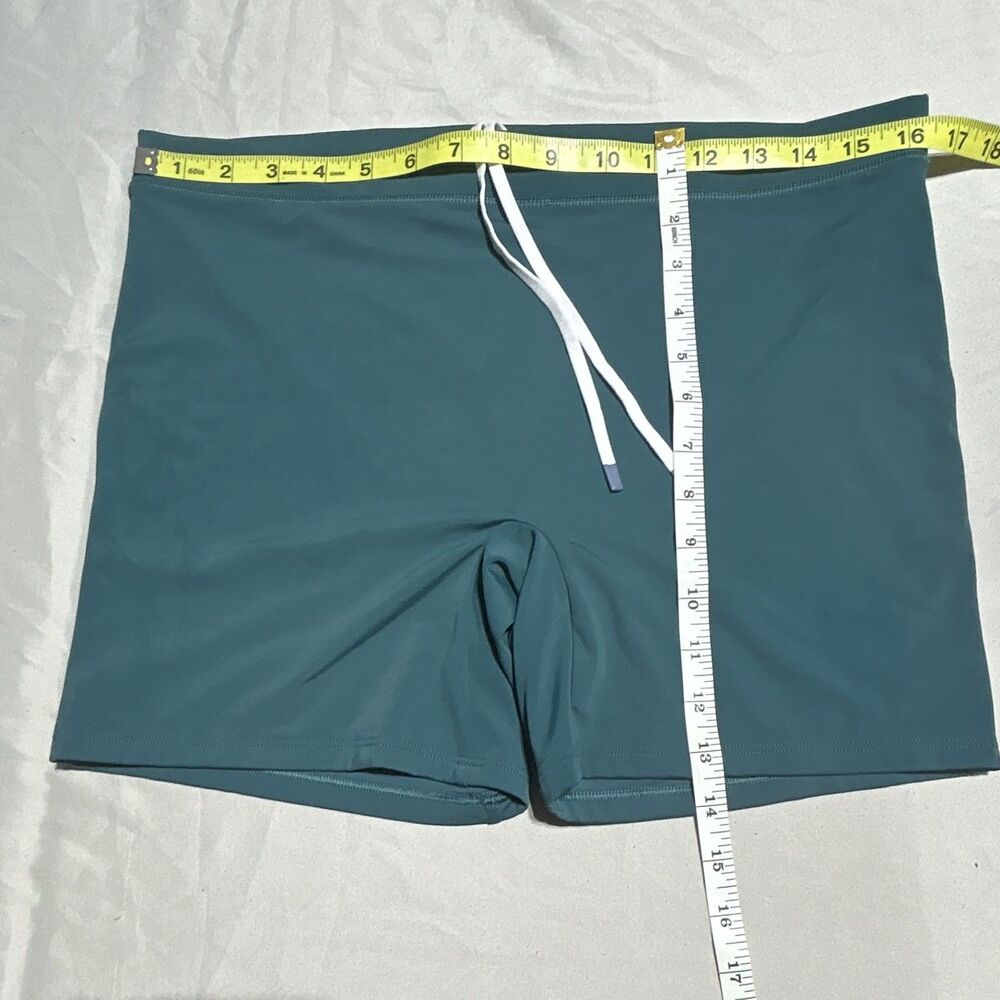Woxer Swim Baller Shorts Teal Blue Green Boardshort Trunks Size Large L - Picture 3 of 6